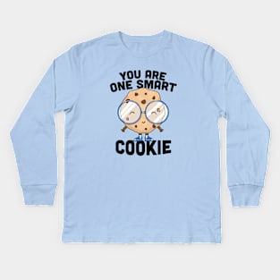 You Are One Smart Cookie | Cute Report Card or Graduation Celebration Kids Long Sleeve T-Shirt
